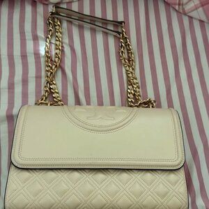 Tory Burch Fleming Small Quilted Leather Convertible Shoulder Bag